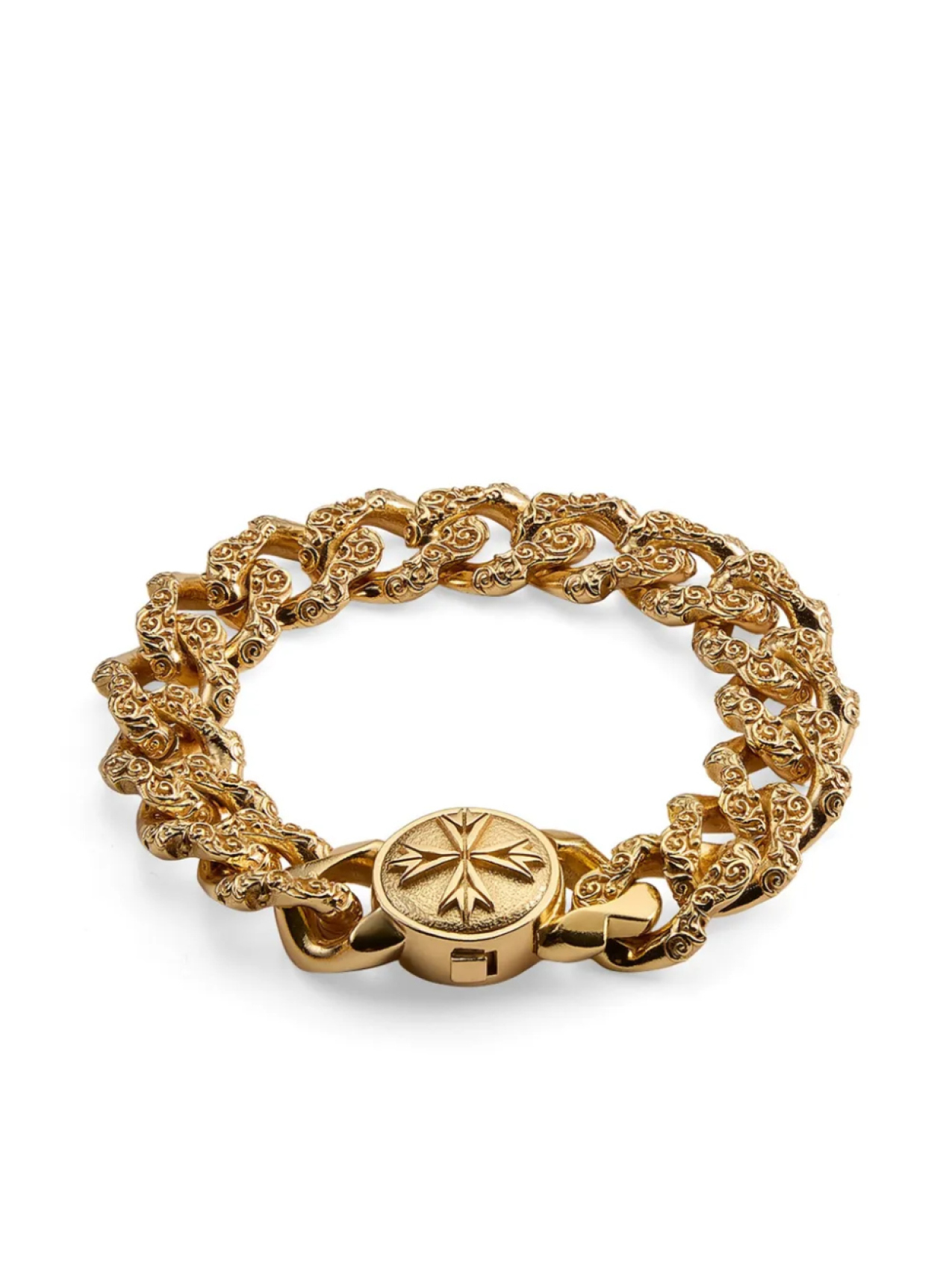 Большой браслет-цепочка с цветочным узором Emanuele Bicocchi, золотой
Большой браслет-цепочка с цветочным узором Emanuele Bicocchi, золотой