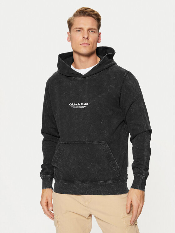 Толстовка свободного кроя Jack&Jones, черный 
Толстовка свободного кроя Jack&Jones, черный