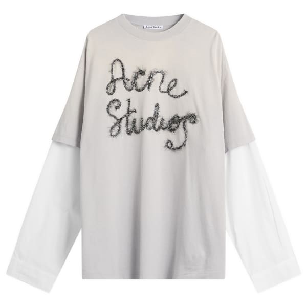 Футболка с двойным рукавом и логотипом Tinsel Acne Studios, светло-синий
Футболка с двойным рукавом и логотипом Tinsel Acne Studios, светло-синий
