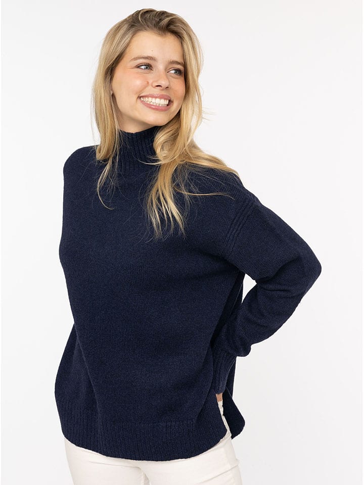 Темно-синий свитер Zwillingsherz
Темно-синий свитер Zwillingsherz