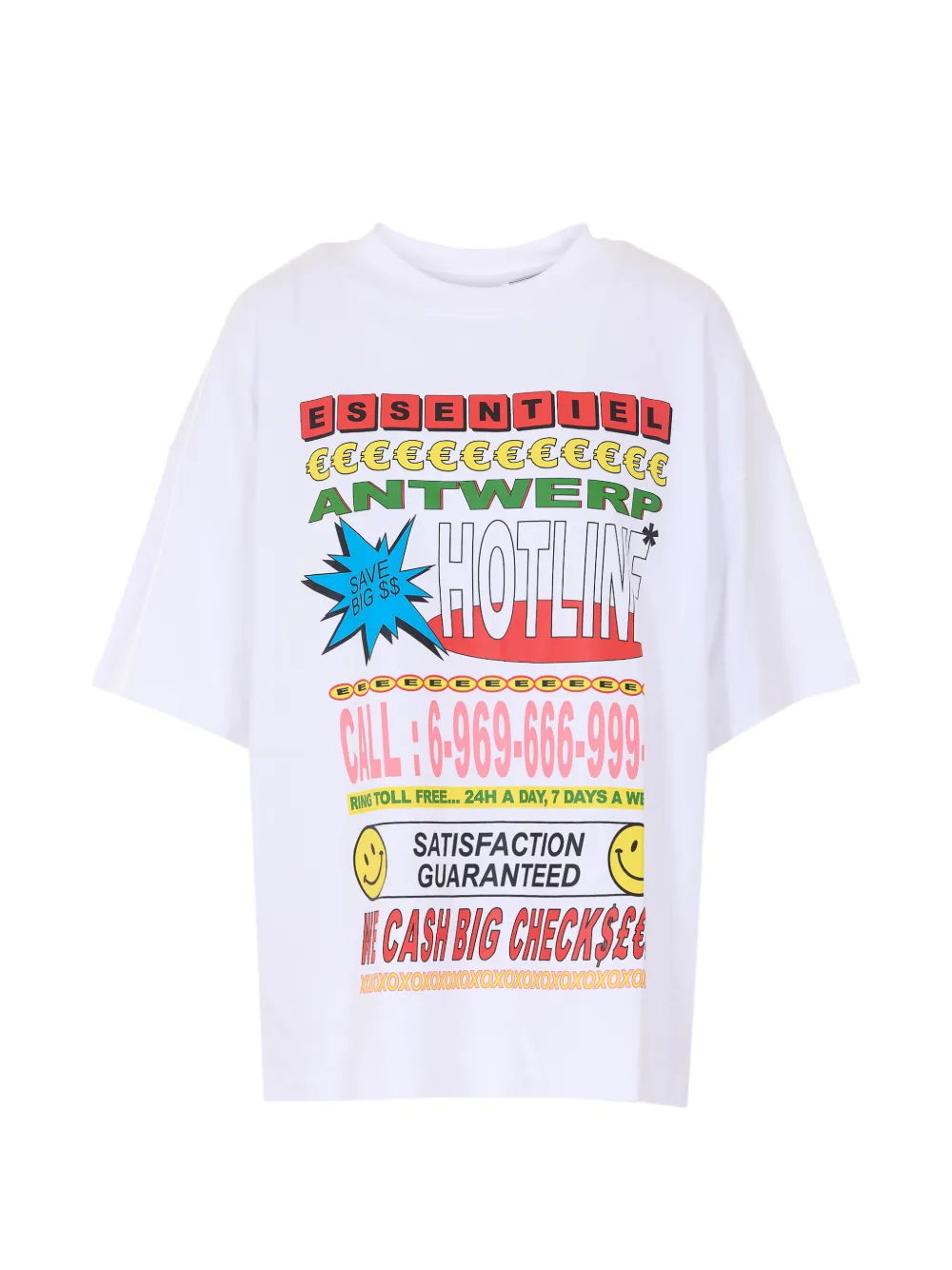Футболка с круглым вырезом и принтом Essentiel Antwerp, белый
Футболка с круглым вырезом и принтом Essentiel Antwerp, белый