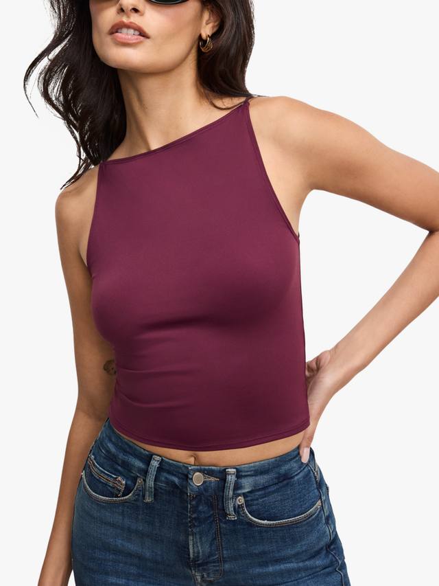 Бесшовный майка без рукавов Good American, Dark Red
Бесшовный майка без рукавов Good American, Dark Red