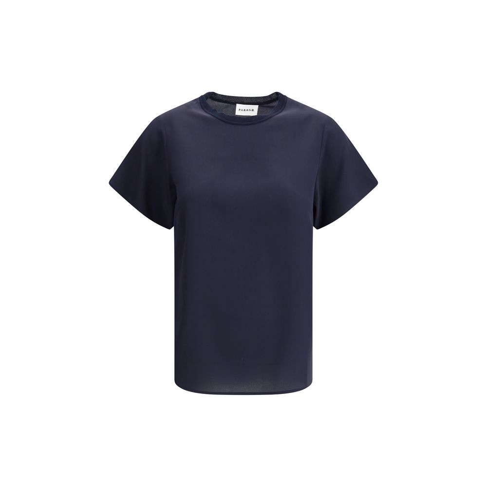 Шелковый топ с короткими рукавами P.A.R.O.S.H.
Шелковый топ с короткими рукавами P.A.R.O.S.H.