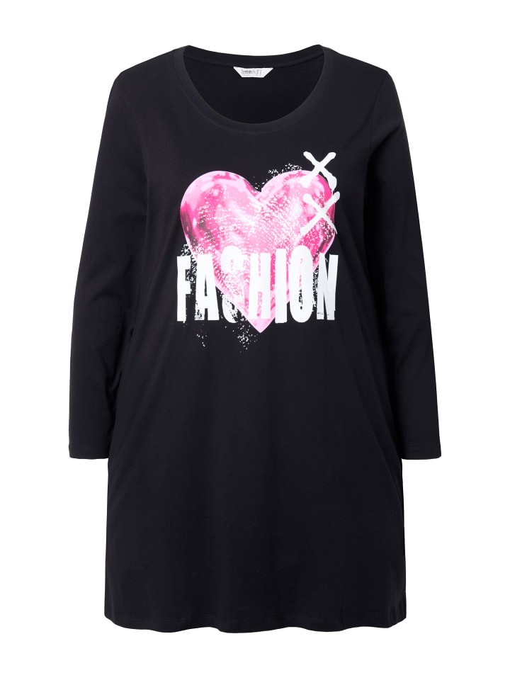 Длинная рубашка черного цвета Angel of Style
Длинная рубашка черного цвета Angel of Style