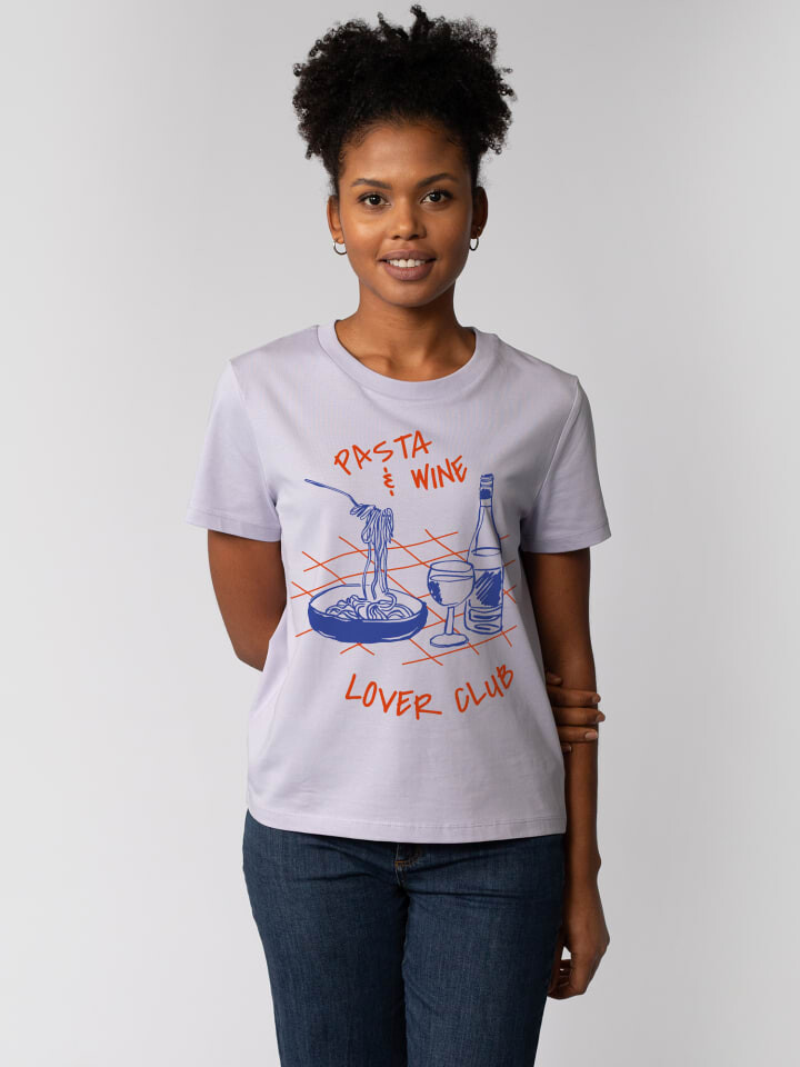 Футболка wat Apparel T-Shirt Pasta lover club, цвет Lavender
Футболка wat Apparel T-Shirt Pasta lover club, цвет Lavender