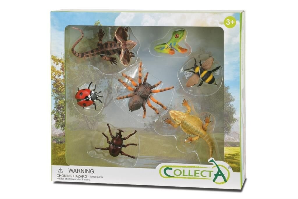 Collecta, Коллекционная фигурка, набор насекомых в упаковке, 7 шт., кат. № 89819.
Collecta, Коллекционная фигурка, набор насекомых в упаковке, 7 шт., кат. № 89819.