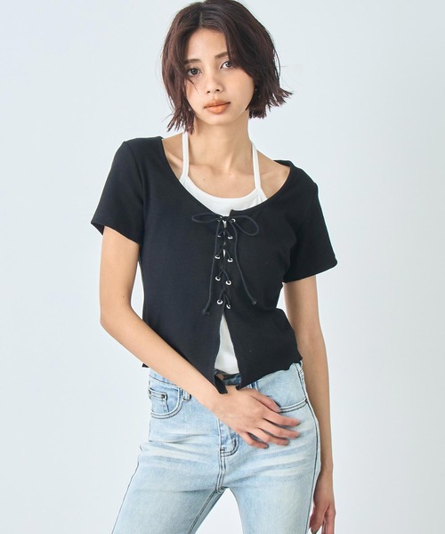 Футболка многослойная на шнуровке ANAP, черный
Футболка многослойная на шнуровке ANAP, черный