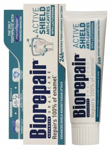Зубная паста BIOREPAIR Active Shield Активная защита Мята 75 мл
Зубная паста BIOREPAIR Active Shield Активная защита Мята 75 мл