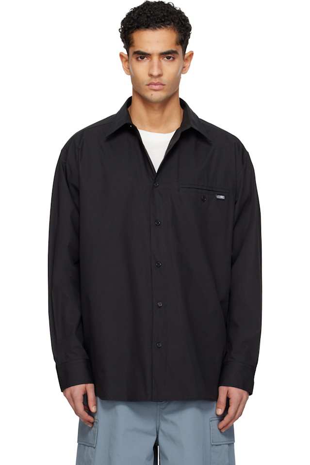 Mm6 Maison Margiela Черная хлопковая рубашка
Mm6 Maison Margiela Черная хлопковая рубашка