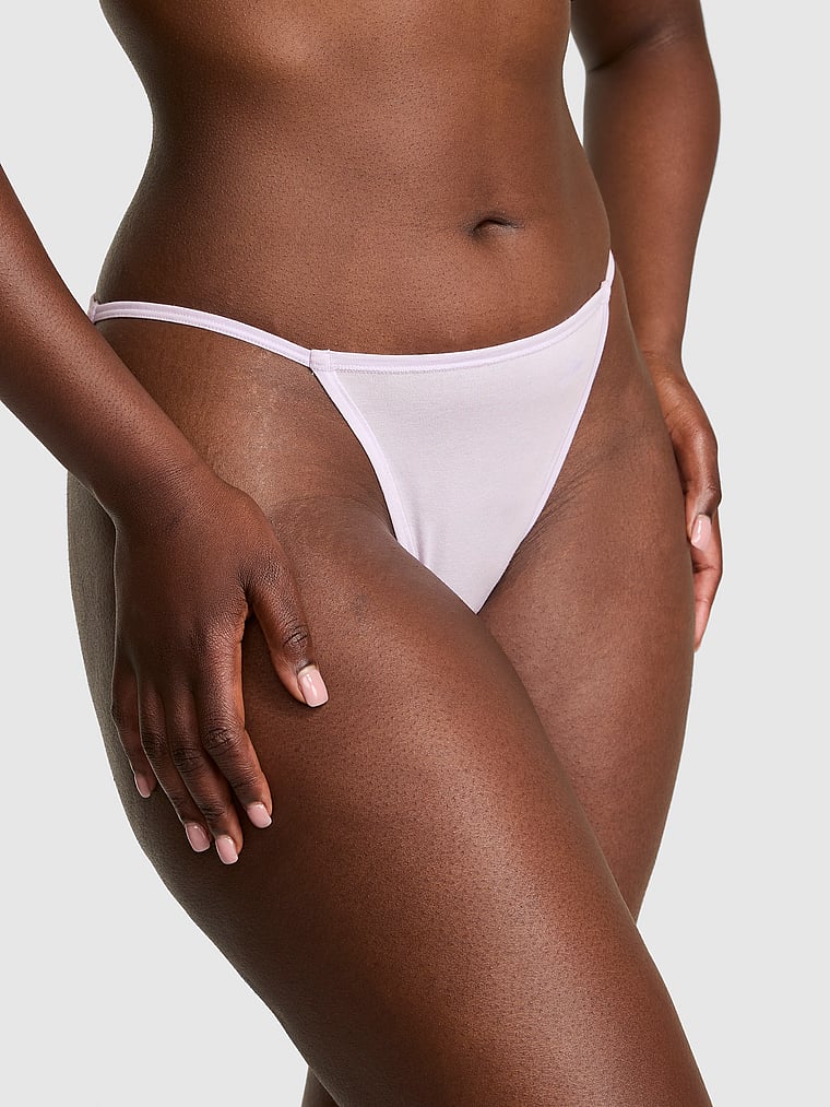 Трусики-Бикини из хлопковых стрингов Pink, smooth purple whisper
Трусики-Бикини из хлопковых стрингов Pink, smooth purple whisper