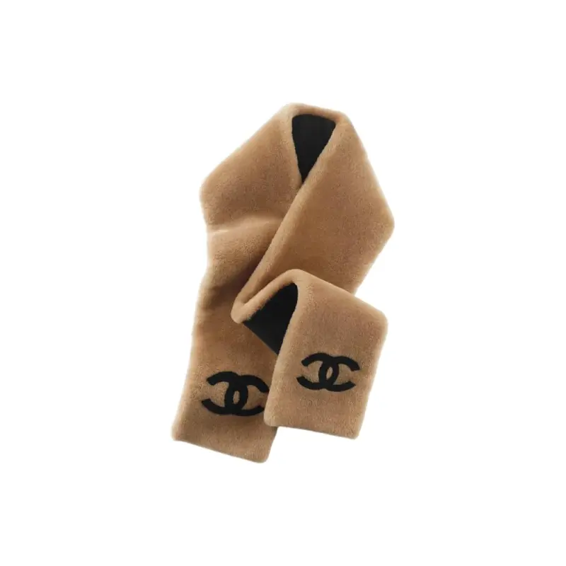 Chanel Вязаный шарф женский, темно-коричневый
Chanel Вязаный шарф женский, темно-коричневый