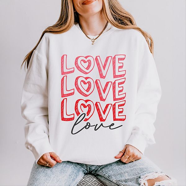 Легкий свитшот Love stacked sketched для женщин Simply Sage Market, White, Белый, Легкий свитшот Love stacked sketched для женщин Simply Sage Market, White
Легкий свитшот Love stacked sketched для женщин Simply Sage Market, White, Белый, Легкий свитшот Love stacked sketched для женщин Simply Sage Market, White