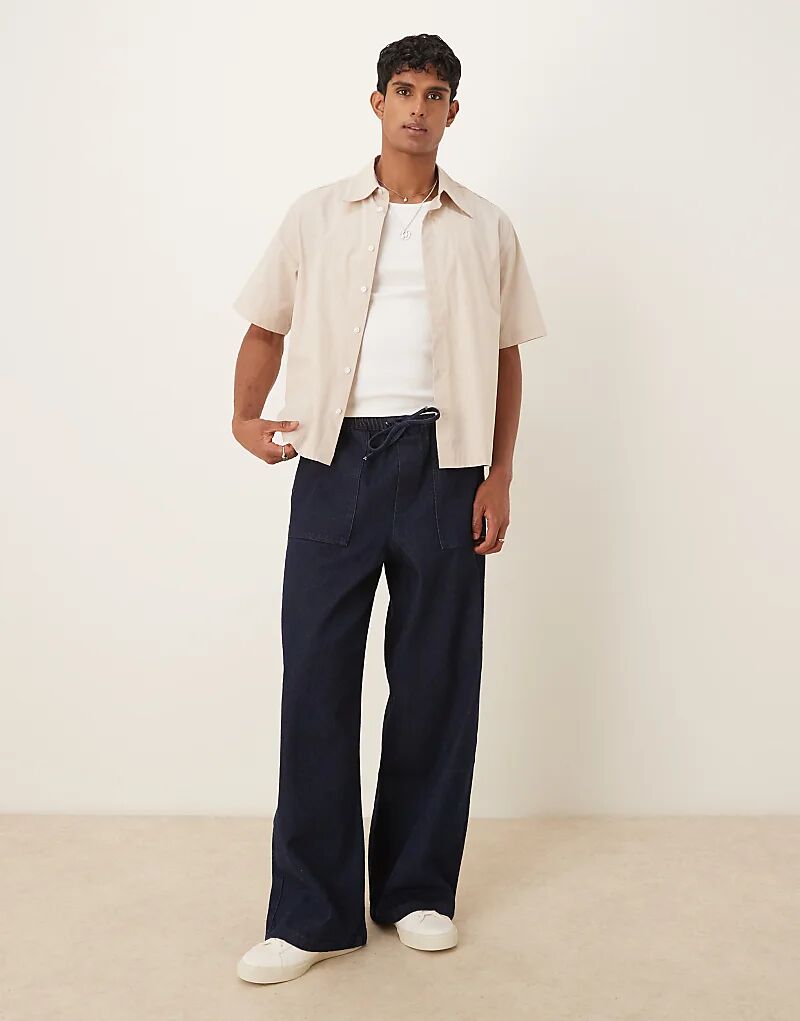 Супер-мешковатые легкие джинсы ASOS DESIGN из необработанного ворса
Супер-мешковатые легкие джинсы ASOS DESIGN из необработанного ворса