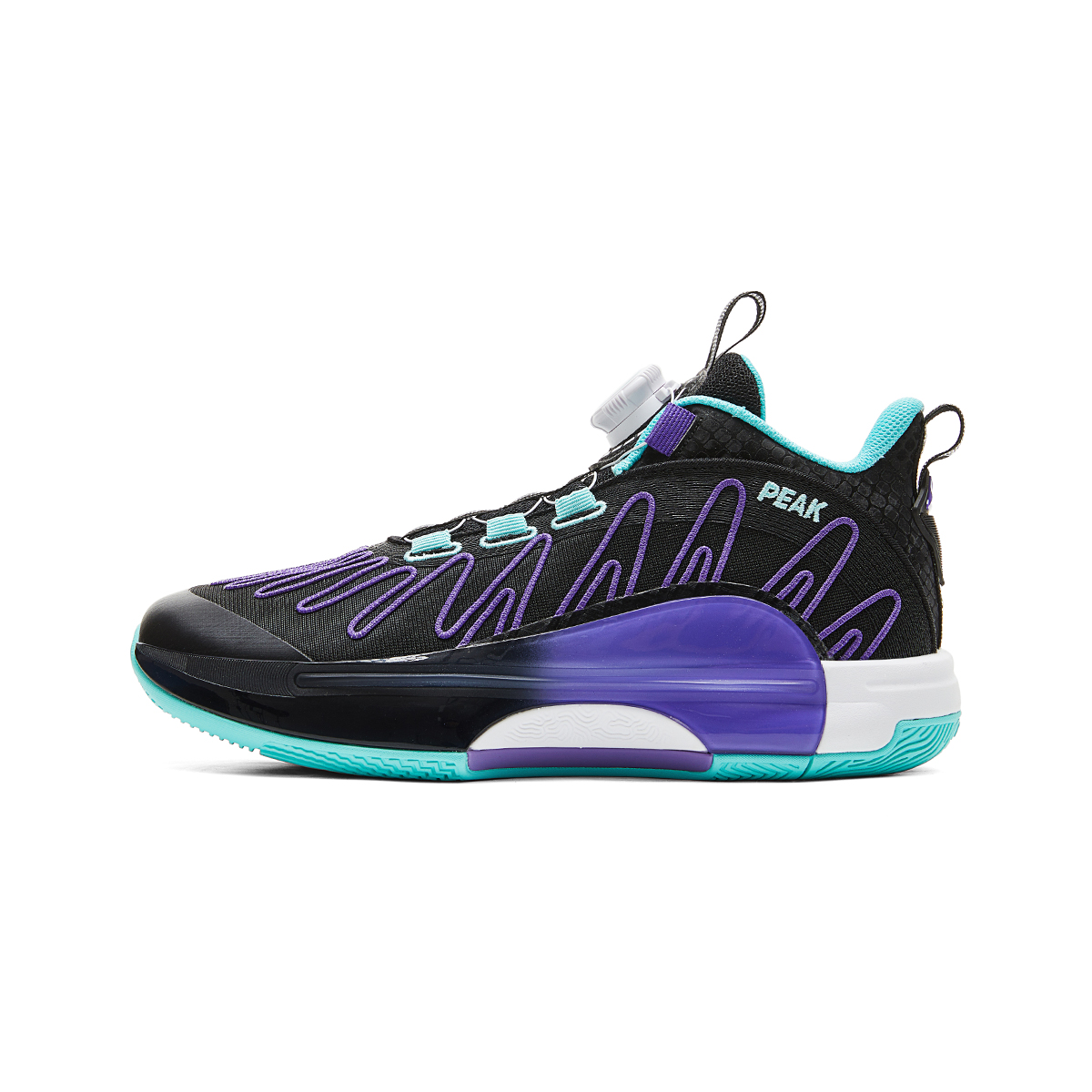 Баскетбольные кроссовки Flash 5 Generations с противоскользящим покрытием и низким верхом для детей PEAK, черный/фиолетовый
Баскетбольные кроссовки Flash 5 Generations с противоскользящим покрытием и низким верхом для детей PEAK, черный/фиолетовый