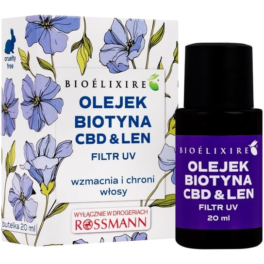 Масло для ухода за волосами, 20 мл Bioelixire, Biotin and Linen Oil 
Масло для ухода за волосами, 20 мл Bioelixire, Biotin and Linen Oil