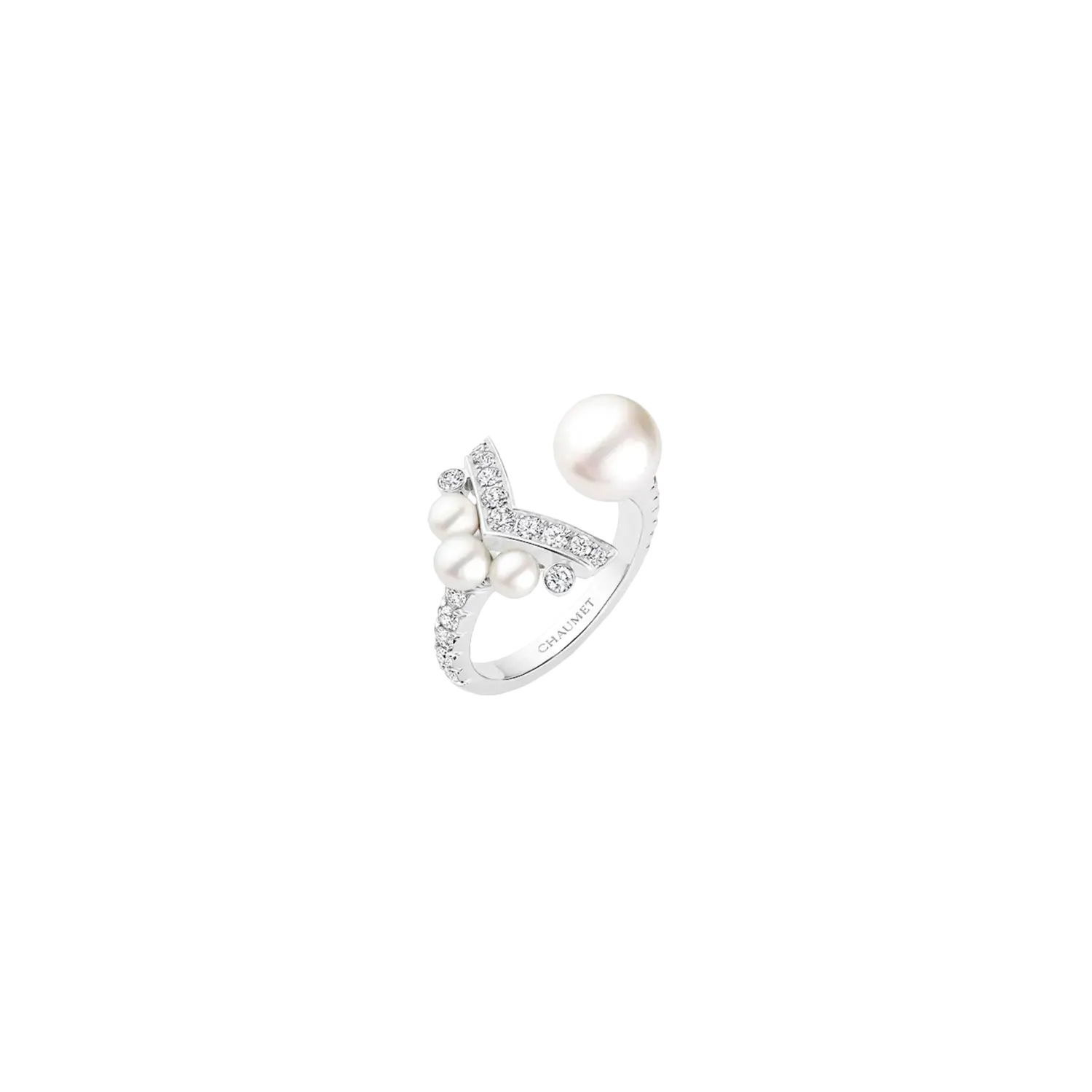 Кольцо Chaumet Joséphine aigrette из белого золота с бриллиантами и жемчугом
Кольцо Chaumet Joséphine aigrette из белого золота с бриллиантами и жемчугом