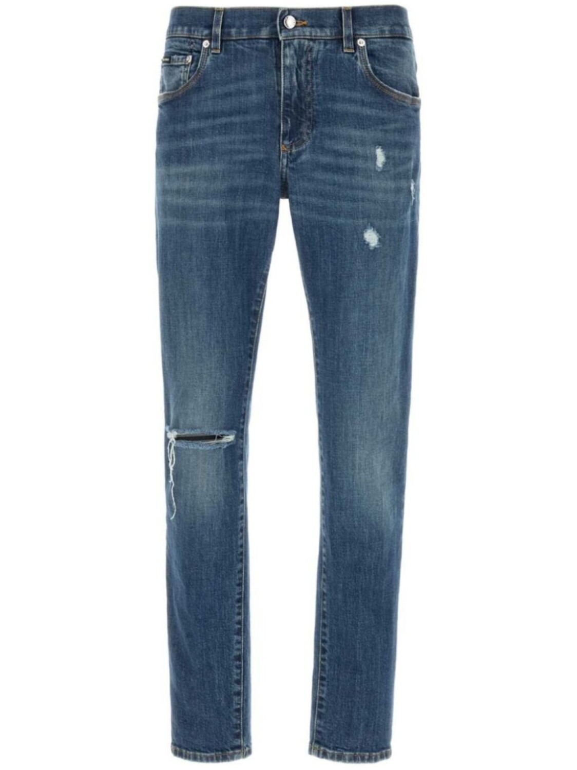 Джинсы с вышитым логотипом Dolce & Gabbana, синий
Джинсы с вышитым логотипом Dolce & Gabbana, синий