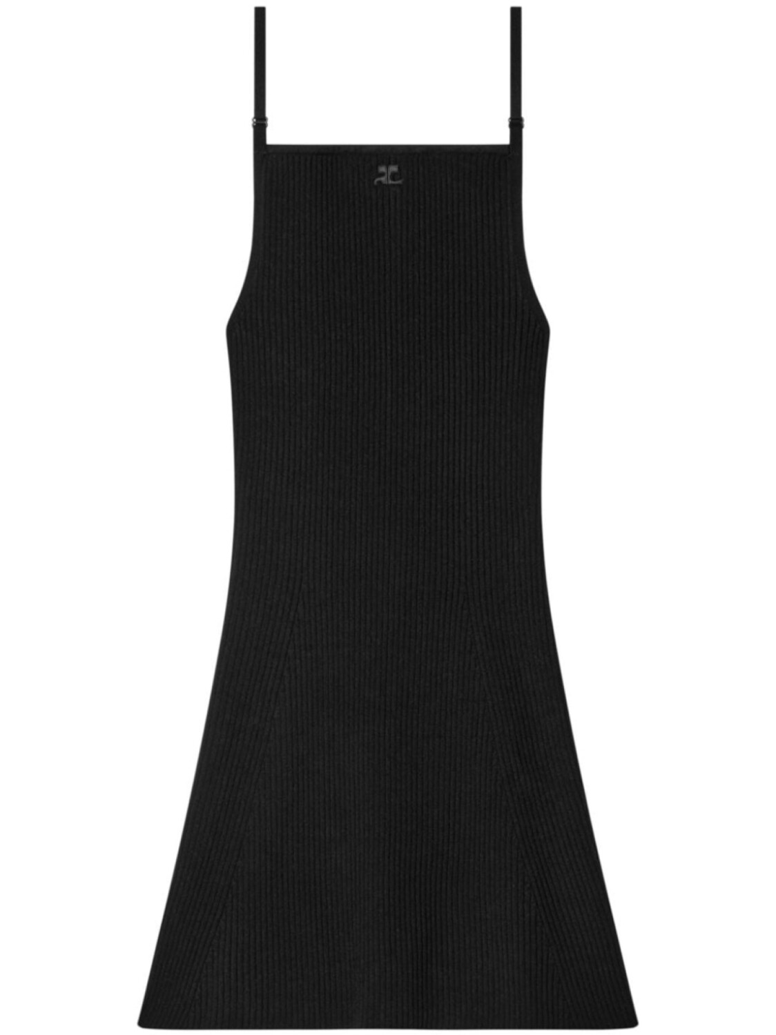 Courrèges платье мини в рубчик, черный
Courrèges платье мини в рубчик, черный