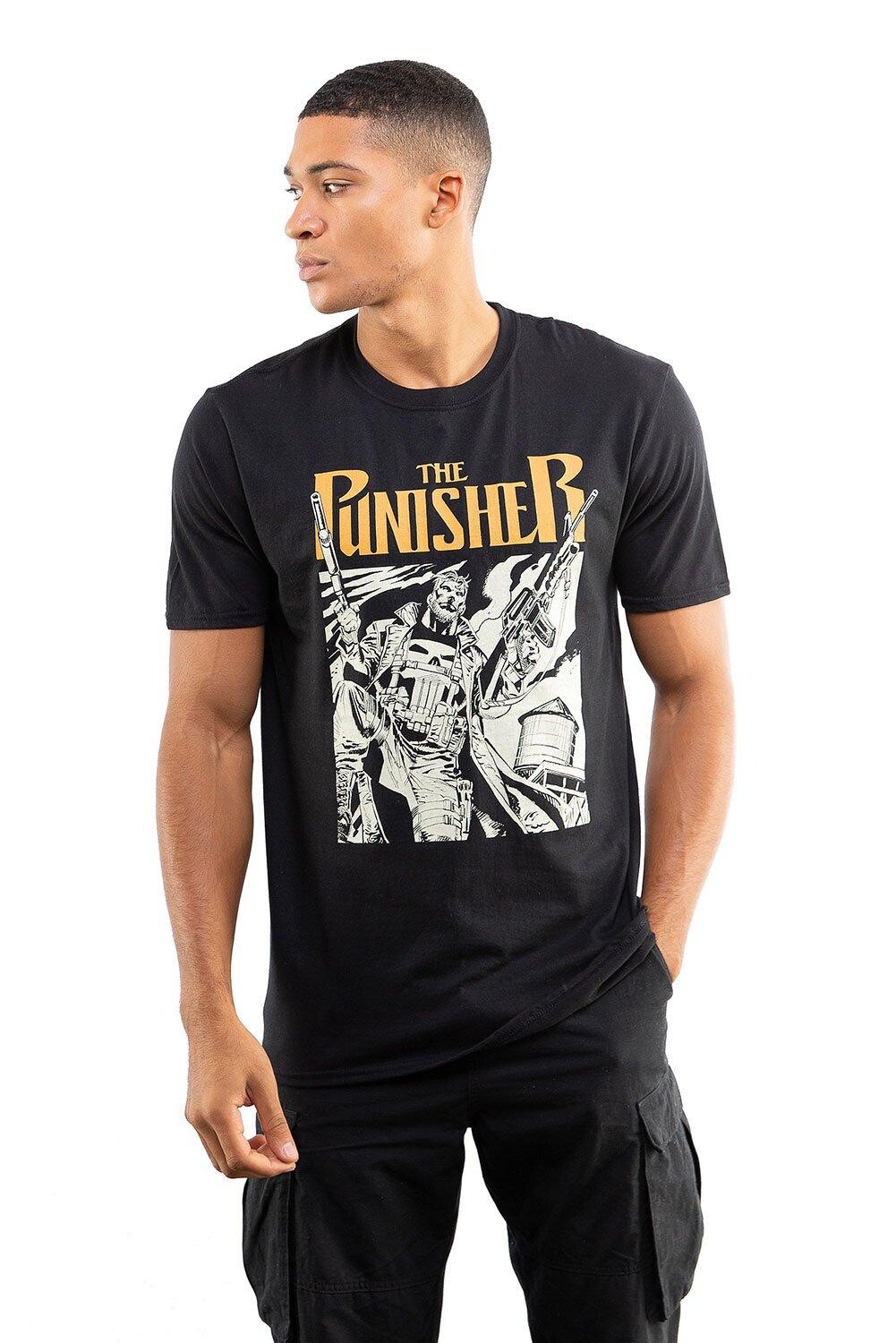 Хлопковая футболка Punisher Dual Marvel, черный
Хлопковая футболка Punisher Dual Marvel, черный