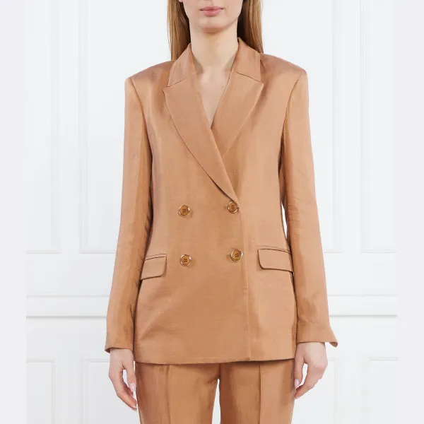 Элегантный пиджак приталенного кроя с добавлением белья Liu Jo, бежевый
Элегантный пиджак приталенного кроя с добавлением белья Liu Jo, бежевый