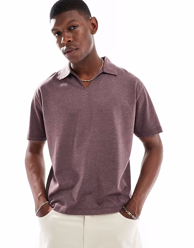 Свободное поло ASOS DESIGN коричневого цвета
Свободное поло ASOS DESIGN коричневого цвета