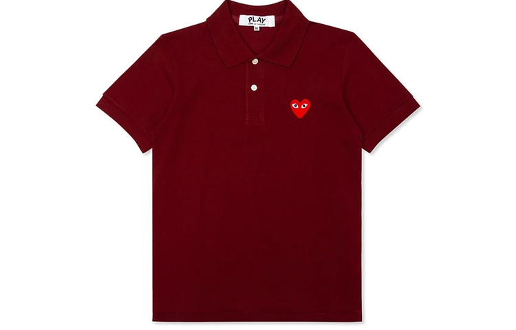 Футболка поло женская темно-красная CDG Play
Футболка поло женская темно-красная CDG Play