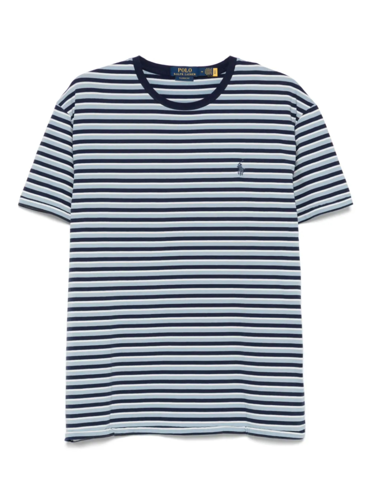 Polo Ralph Lauren полосатая футболка из джерси, синий
Polo Ralph Lauren полосатая футболка из джерси, синий