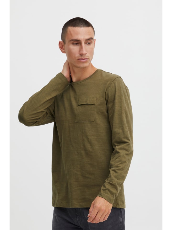 Рубашка с длинным рукавом BLEND, зеленый
Рубашка с длинным рукавом BLEND, зеленый