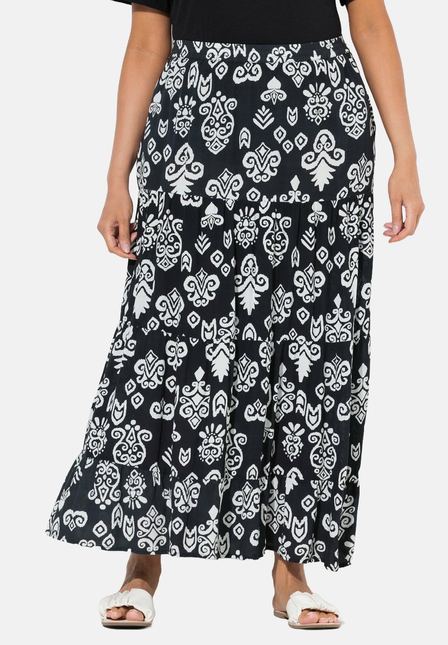 Юбка Ulla Popken BOHO TIERED FLOUNCE PANEL, Black
Юбка Ulla Popken BOHO TIERED FLOUNCE PANEL, Black