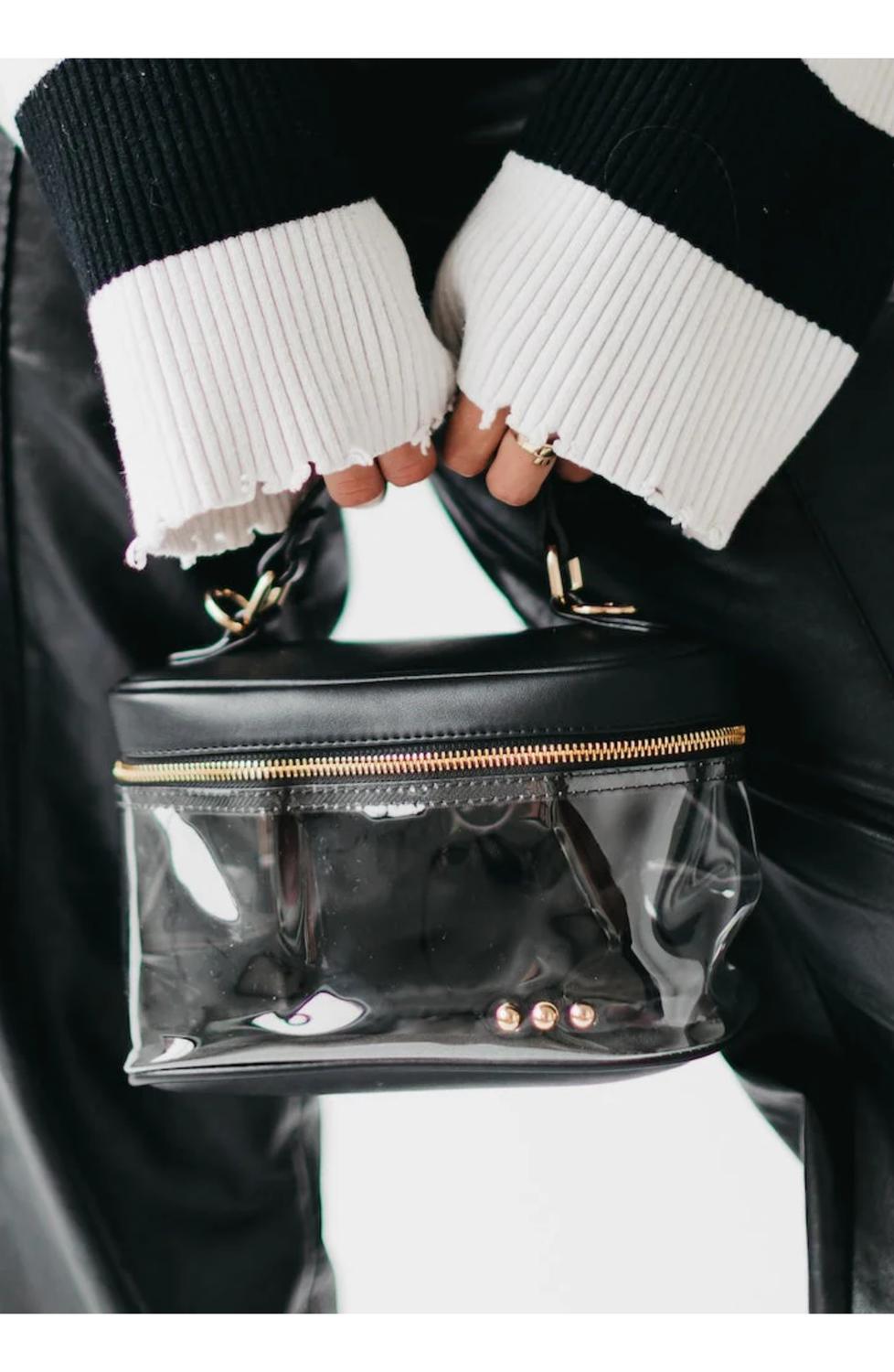 Pretty Simple Женская прозрачная сумка через плечо Carissa, черная
Pretty Simple Женская прозрачная сумка через плечо Carissa, черная