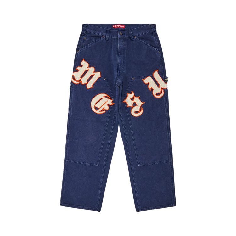 Брюки Supreme Old English Canvas Double Knee Painter Pant, Navy
Брюки Supreme Old English Canvas Double Knee Painter Pant, Navy