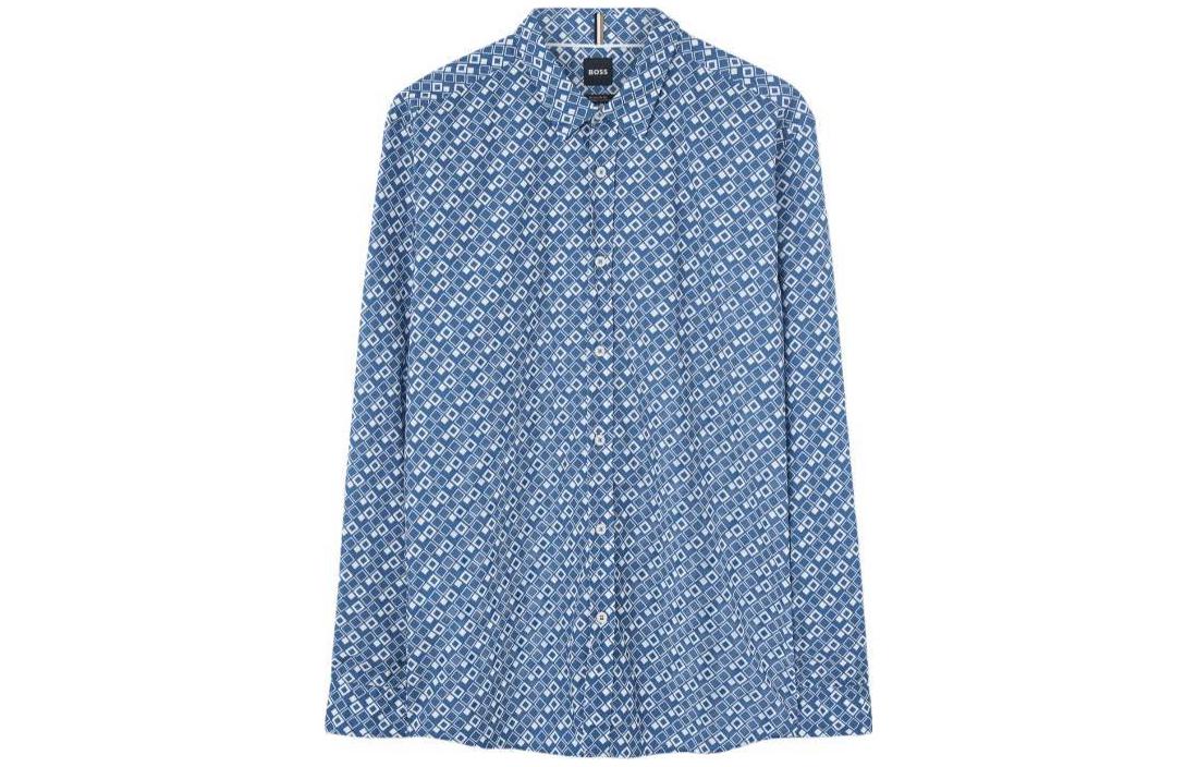 Лиам Геометрический принт Рубашка HUGO BOSS, Синий
Лиам Геометрический принт Рубашка HUGO BOSS, Синий
