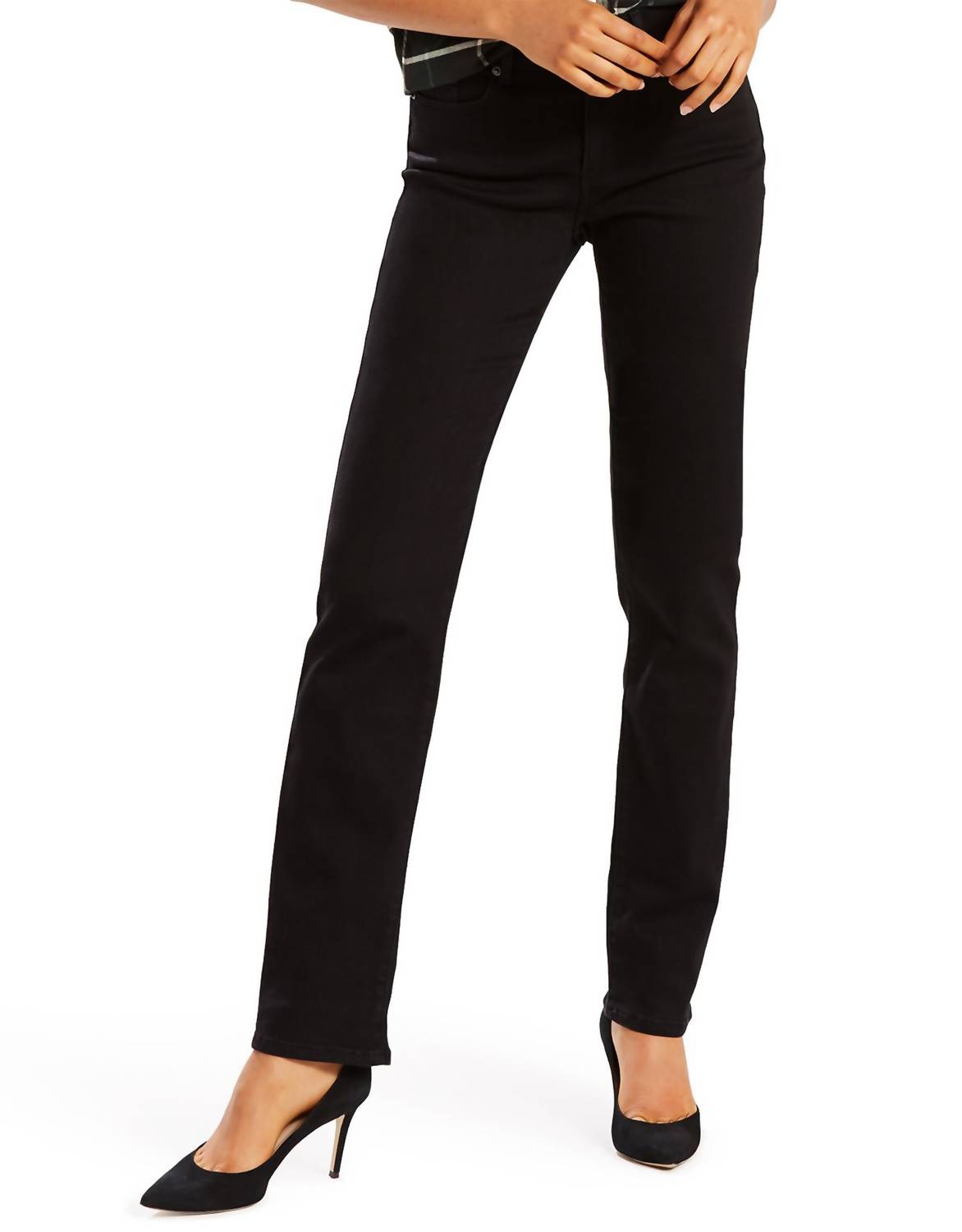 Классические джинсы прямого кроя Regular Fit в мягком исполнении - удлиненные, черные Levi's
Классические джинсы прямого кроя Regular Fit в мягком исполнении - удлиненные, черные Levi's