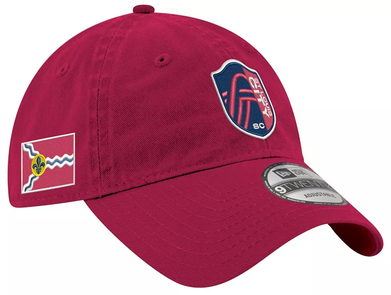 Розовая регулируемая шапка с логотипом New Era для взрослых St. Louis City SC 9Twenty
Розовая регулируемая шапка с логотипом New Era для взрослых St. Louis City SC 9Twenty