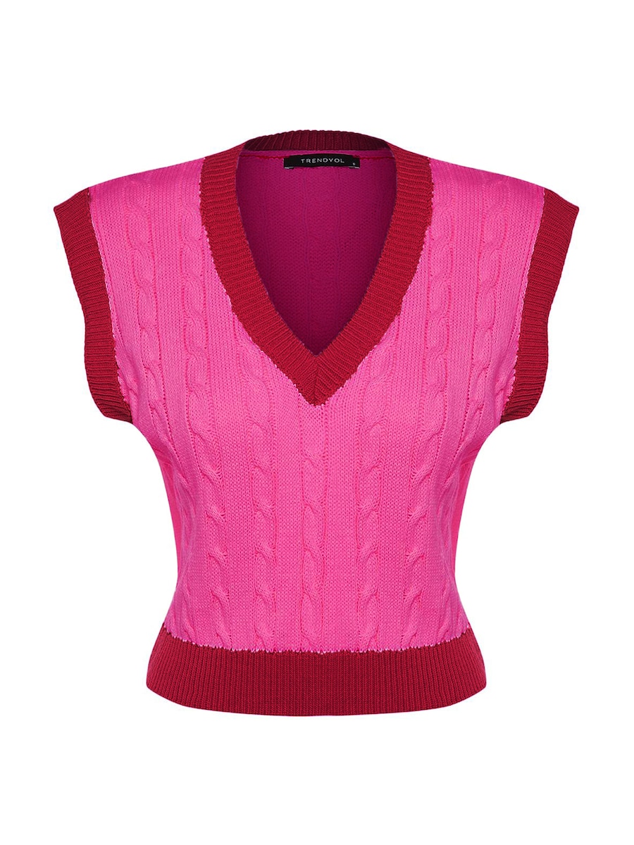 Вязаный жилет Trendyol, светло-розовый
Вязаный жилет Trendyol, светло-розовый