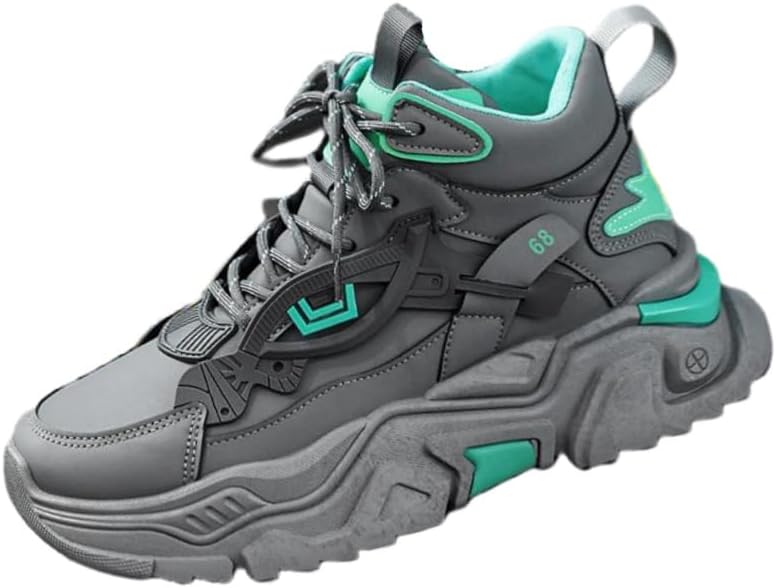 Мужские высокие спортивные кроссовки большого размера - модные и универсальные, противоскользящие и прочные, дышащие и комфортные, подходят для бега, активного отдыха, баскетбола и тренировок в зале Fmshi, серый
Мужские высокие спортивные кроссовки большого размера - модные и универсальные, противоскользящие и прочные, дышащие и комфортные, подходят для бега, активного отдыха, баскетбола и тренировок в зале Fmshi, серый