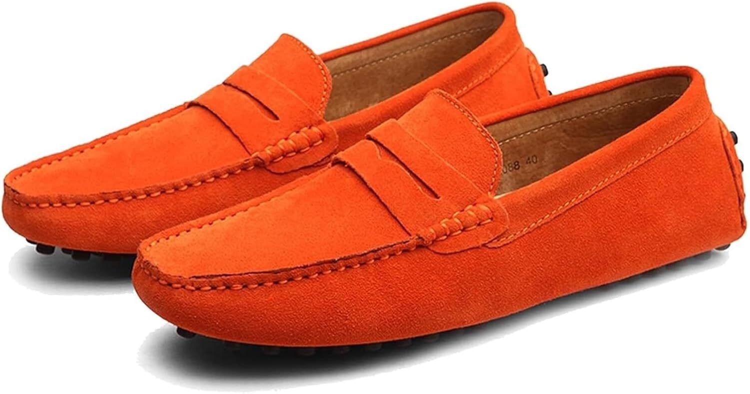 Мужские замшевые туфли-лоферы на каждый день, удобные легкие мягкие лоферы для прогулок, вождения и как обувь для лодки Generic, оранжевый
Мужские замшевые туфли-лоферы на каждый день, удобные легкие мягкие лоферы для прогулок, вождения и как обувь для лодки Generic, оранжевый
