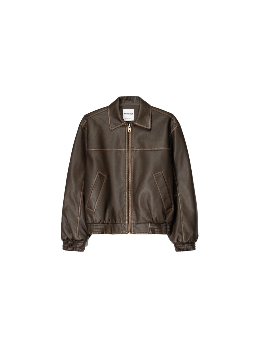 Куртка межсезонная Bershka, коричневый
Куртка межсезонная Bershka, коричневый