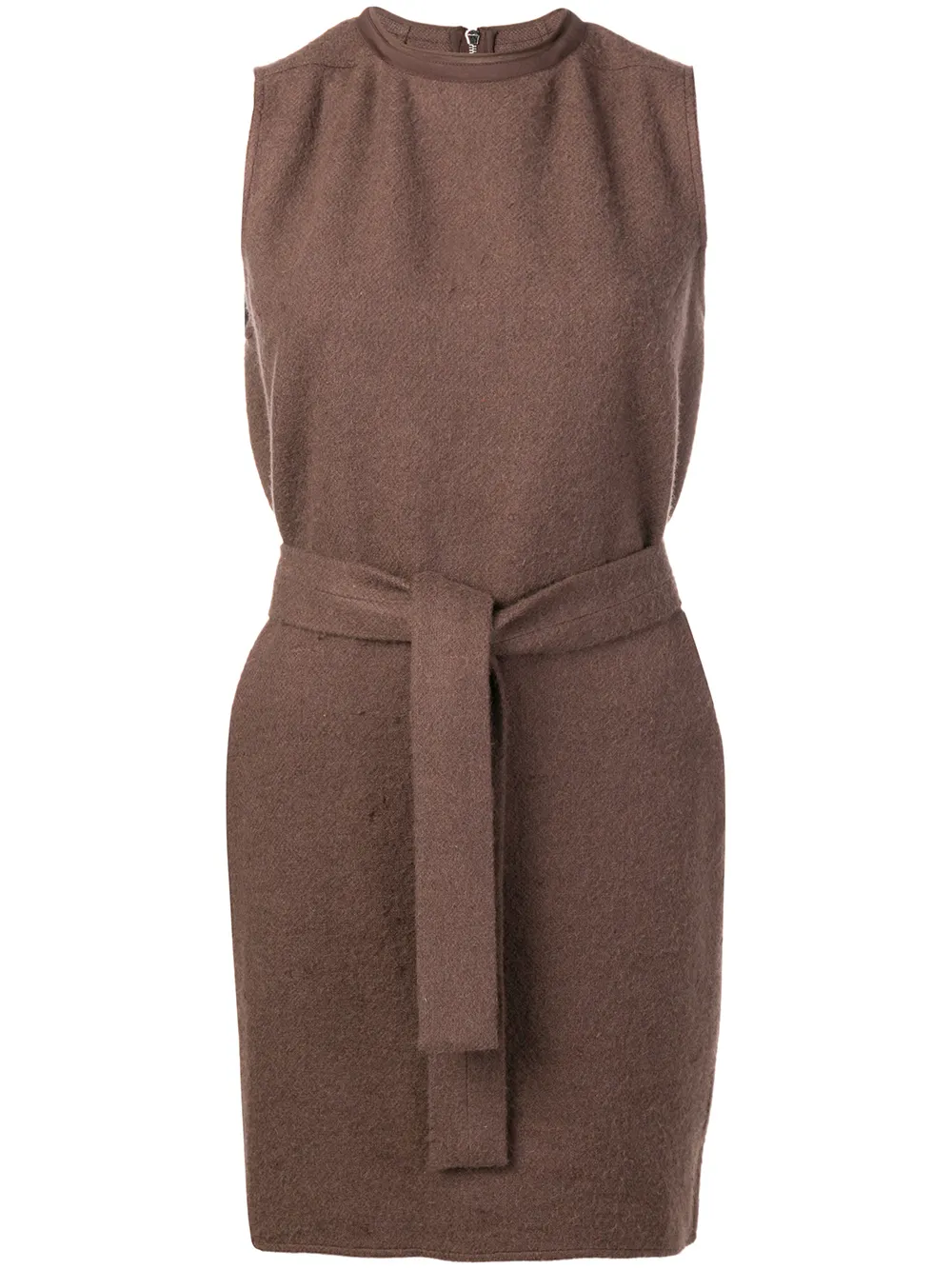 Платье без рукавов с поясом Rick Owens, коричневый
Платье без рукавов с поясом Rick Owens, коричневый