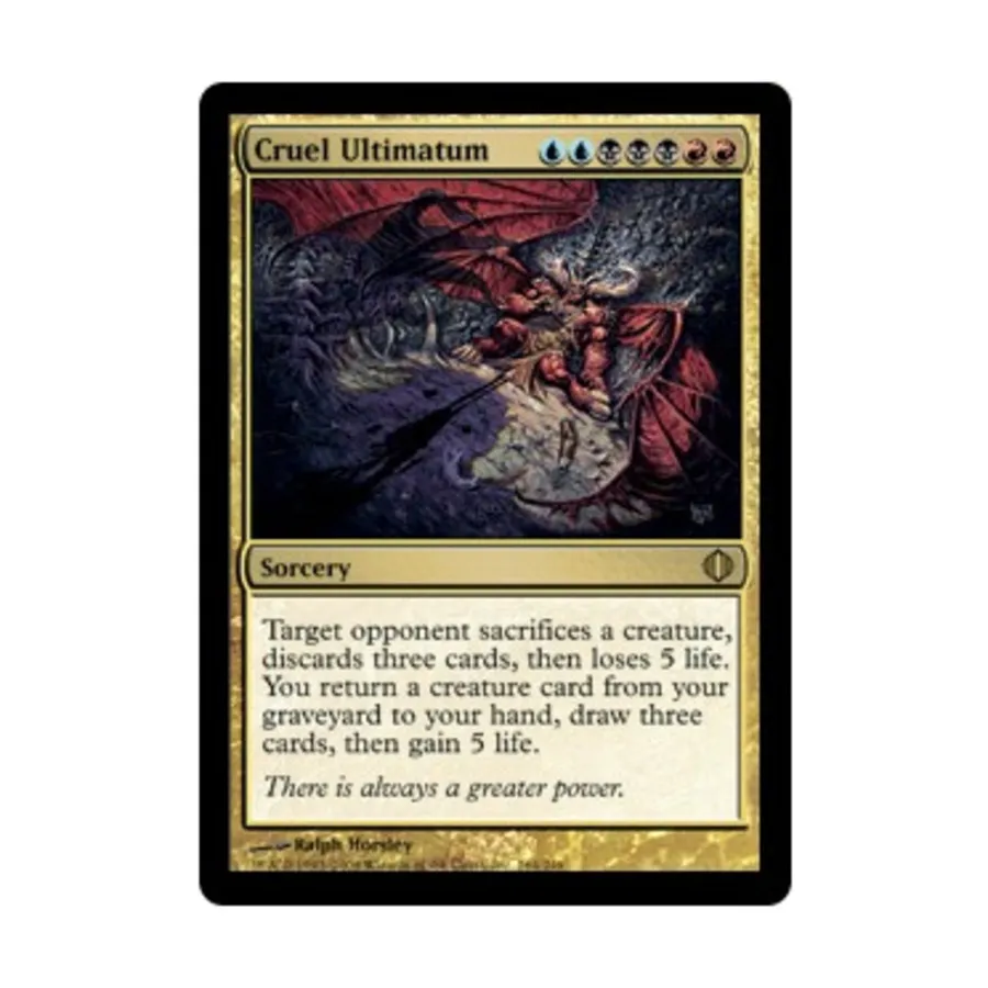 CCG Жестокий ультиматум (клавиша R), MTG - Shards of Alara
CCG Жестокий ультиматум (клавиша R), MTG - Shards of Alara