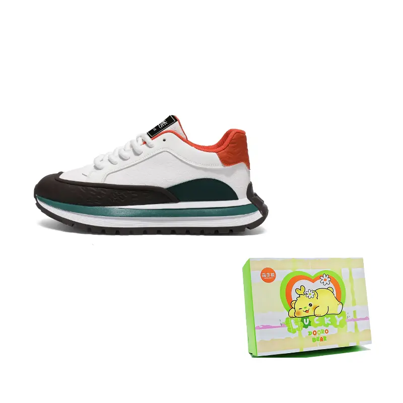 Budding Bear Антискользящие и износостойкие легкие повседневные туфли на скрытой платформе для мужчин - бело-зеленые, цвет White Green
Budding Bear Антискользящие и износостойкие легкие повседневные туфли на скрытой платформе для мужчин - бело-зеленые, цвет White Green