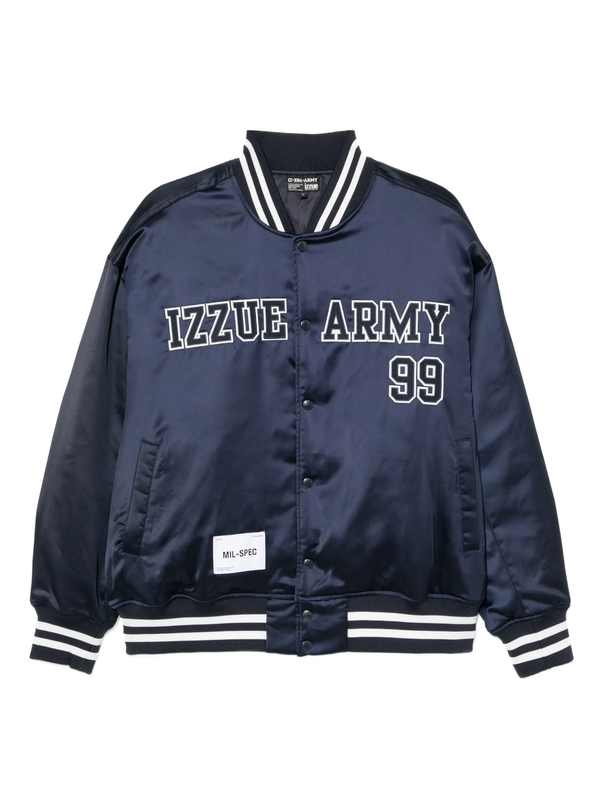 Куртка-бомбер с вышитым логотипом Izzue, синий
Куртка-бомбер с вышитым логотипом Izzue, синий
