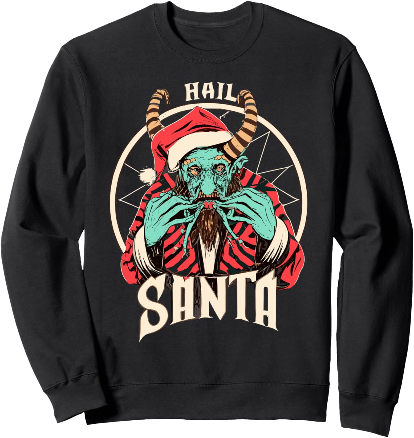 Готическая рождественская толстовка Hail Santa, черный
Готическая рождественская толстовка Hail Santa, черный