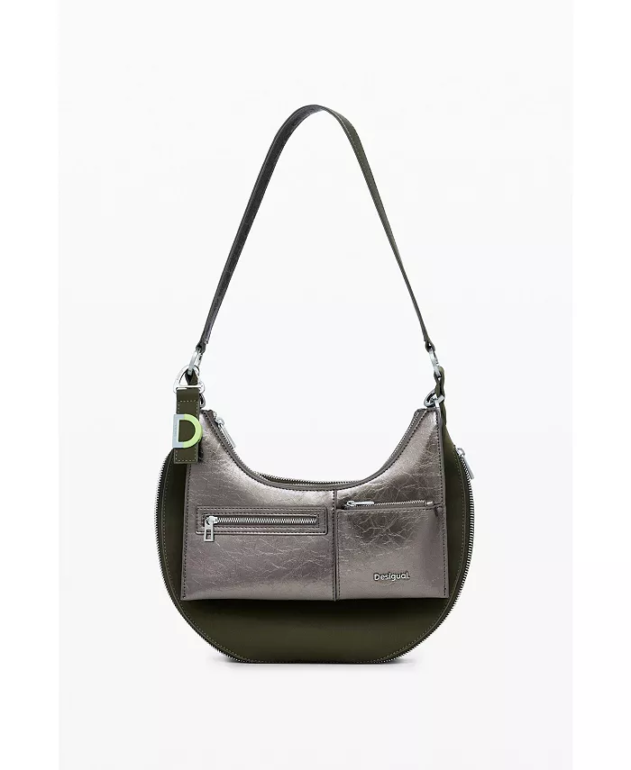 Женская средняя съемная двухцветная сумка Desigual, зеленый
Женская средняя съемная двухцветная сумка Desigual, зеленый