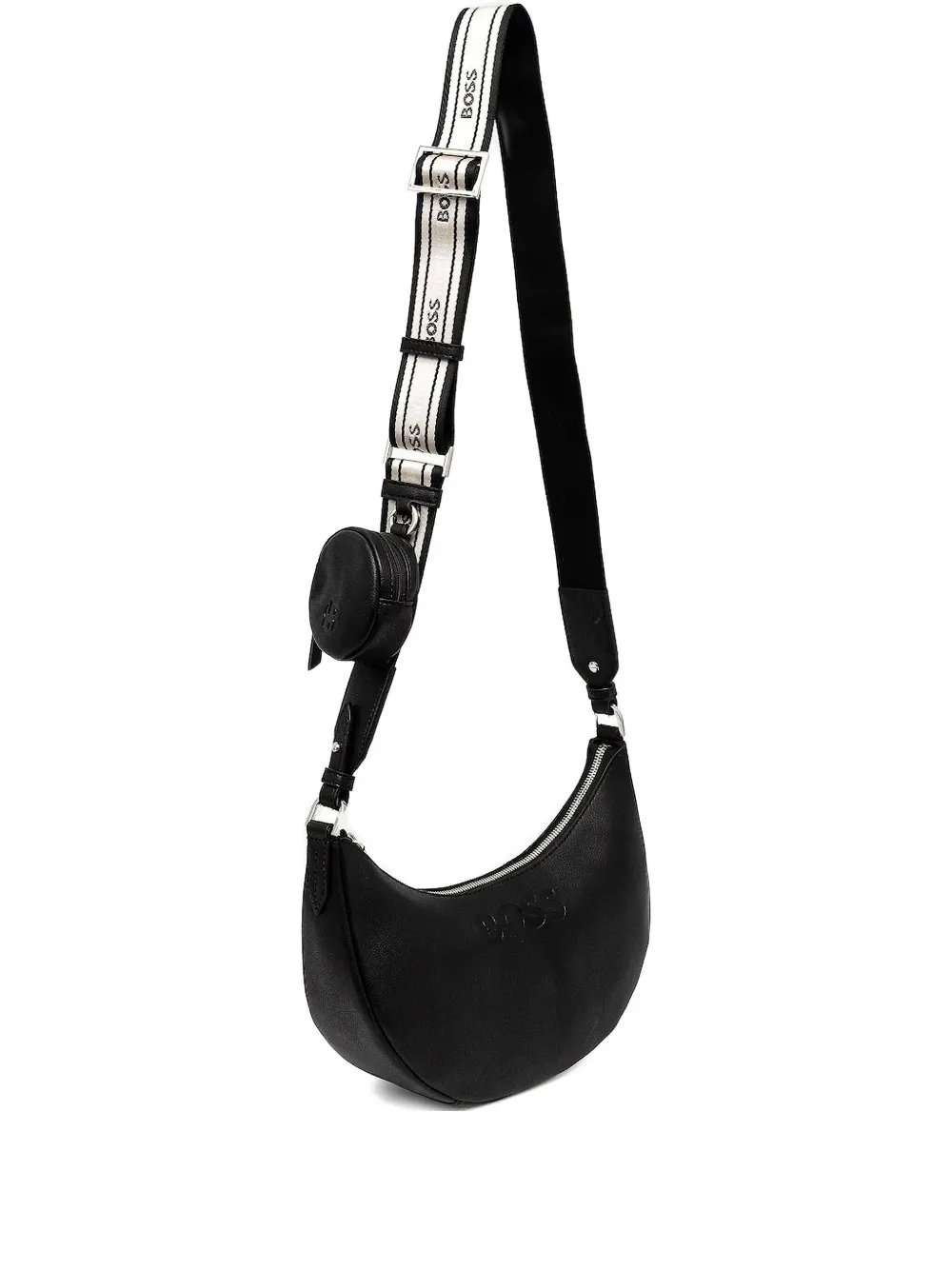 Мини-сумка с полумесяцем и логотипом Emed BOSS, черный
Мини-сумка с полумесяцем и логотипом Emed BOSS, черный