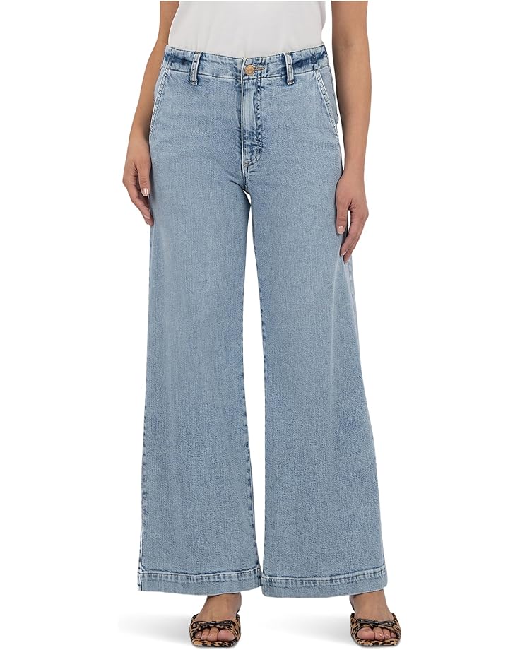 Джинсы KUT from the Kloth Jean High Rise Wide Leg With Trouser Pocket, цвет Light Wash
Джинсы KUT from the Kloth Jean High Rise Wide Leg With Trouser Pocket, цвет Light Wash
