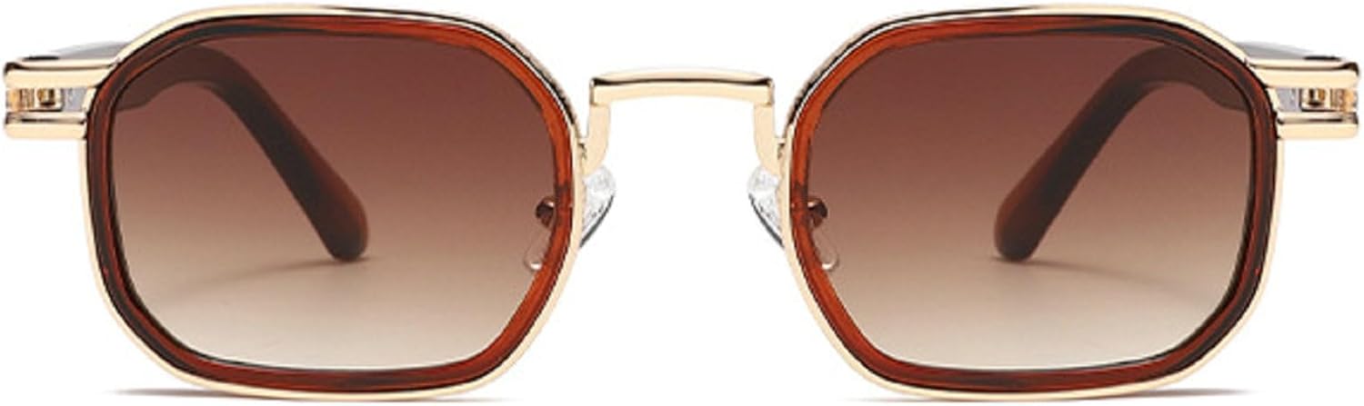 Ретро металлические женские квадратные солнцезащитные очки, градиентные женские очки с защитой от УФ-излучения UV400, модные мужские солнцезащитные очки в стиле панк mincl, Brown
Ретро металлические женские квадратные солнцезащитные очки, градиентные женские очки с защитой от УФ-излучения UV400, модные мужские солнцезащитные очки в стиле панк mincl, Brown