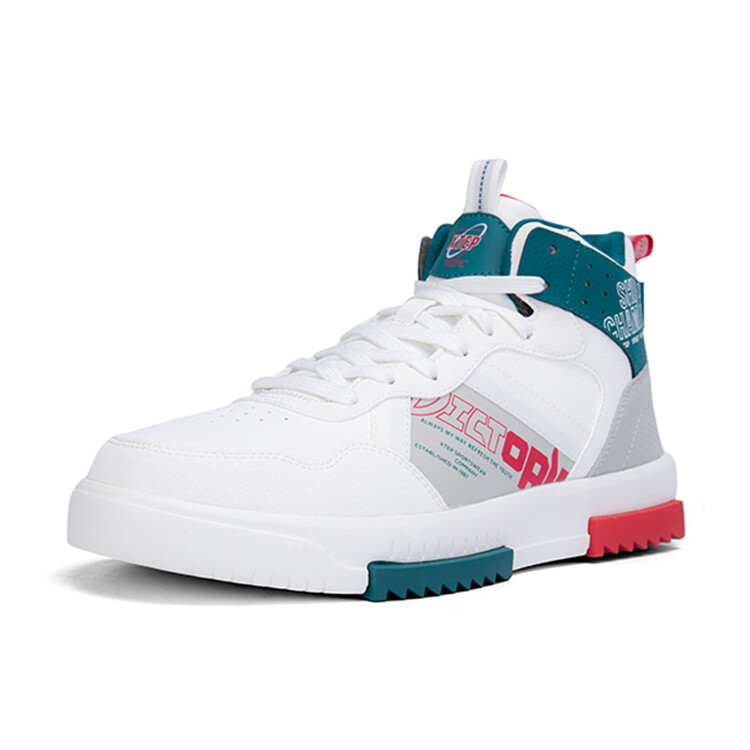 Кеды мужские, обувь для скейтбординга высокая Jasper Xtep, цвет Sail White/Light Bone Grey/Dark Green
Кеды мужские, обувь для скейтбординга высокая Jasper Xtep, цвет Sail White/Light Bone Grey/Dark Green