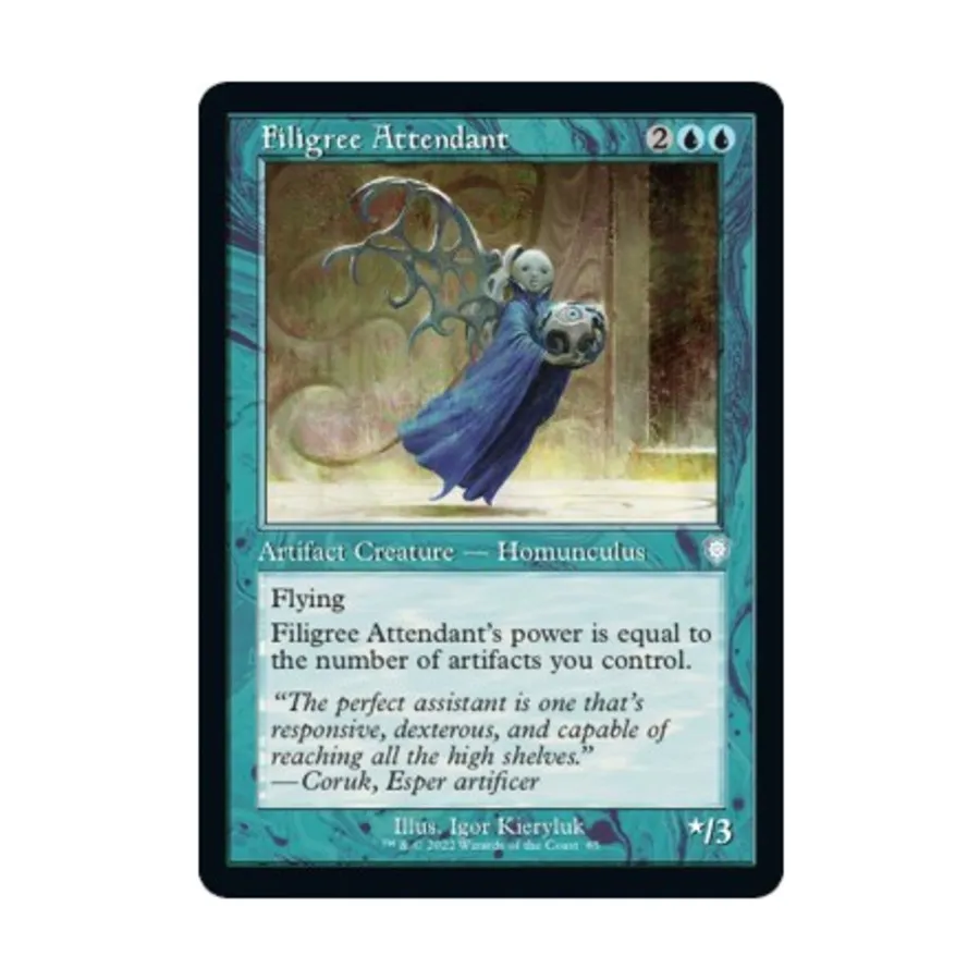 CCG Филигранный служитель (U), MTG - Commander: The Brothers' War
CCG Филигранный служитель (U), MTG - Commander: The Brothers' War