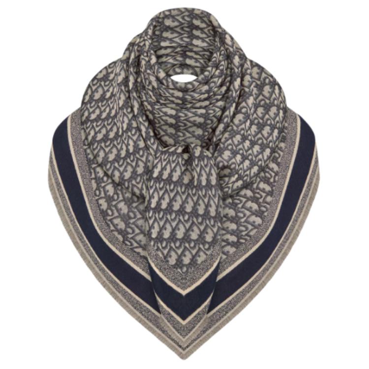 DIOR Шерстяная шаль Unisex Marine Blue
DIOR Шерстяная шаль Unisex Marine Blue